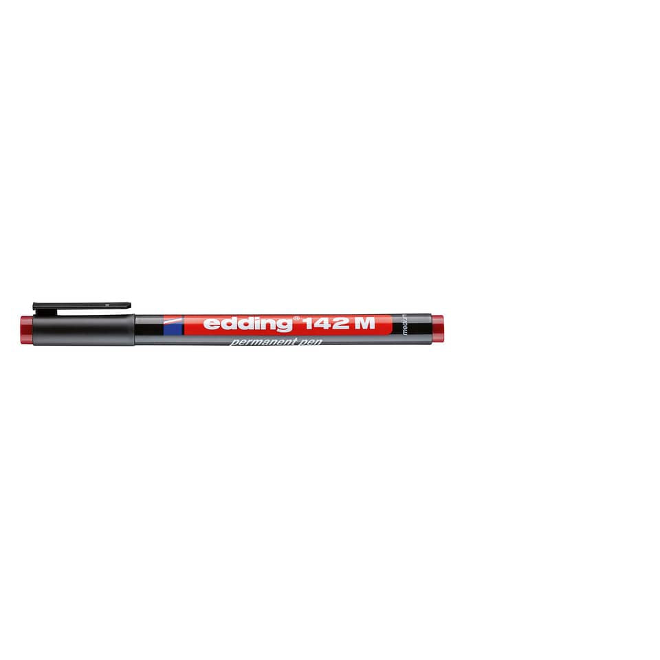 Permanentmarker 142M, 1,0mm, rot EDDING 142 002 EDDING 4-142-002 permanent