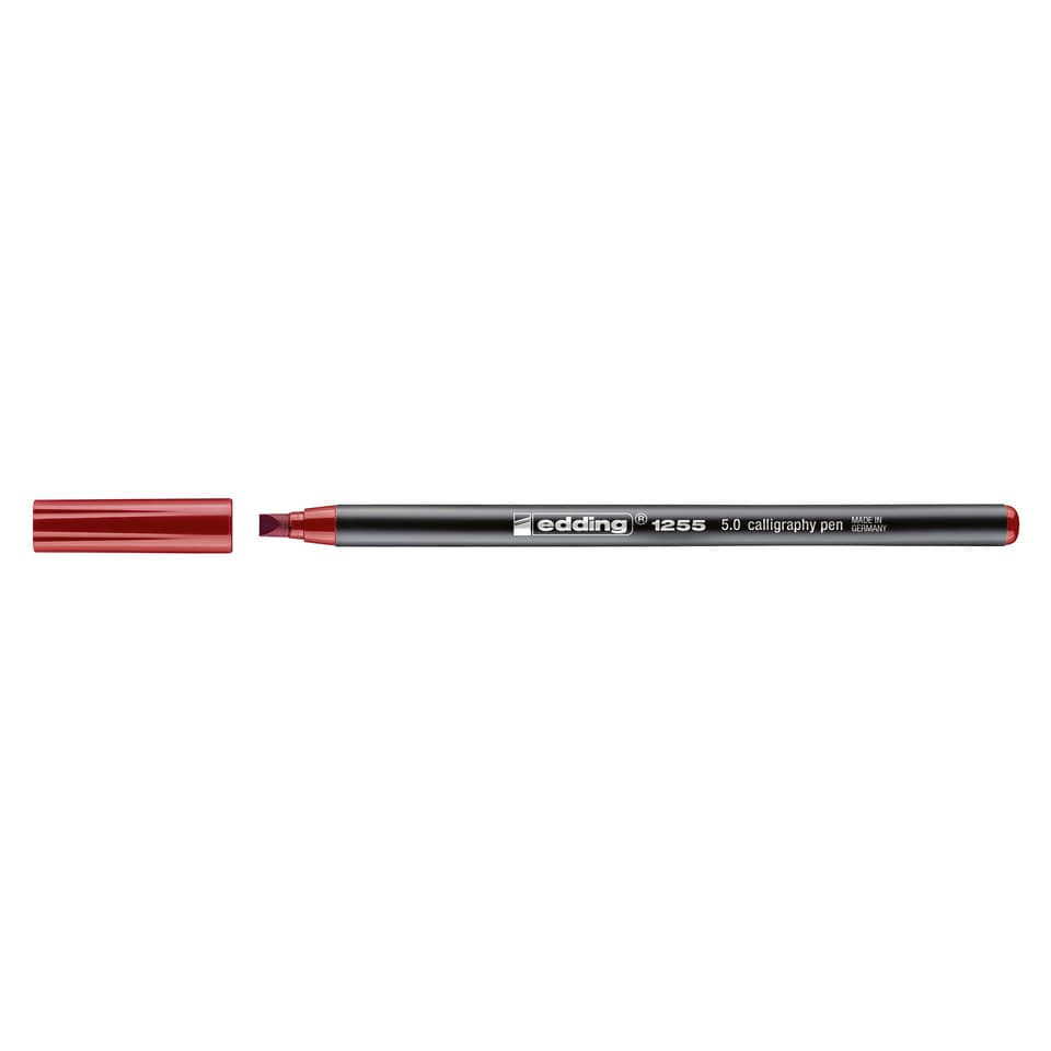Kalligrafiestift 1255, 5mm, karmesin EDDING 041255-5,0002 EDDING 4-125550-046  5,0mm