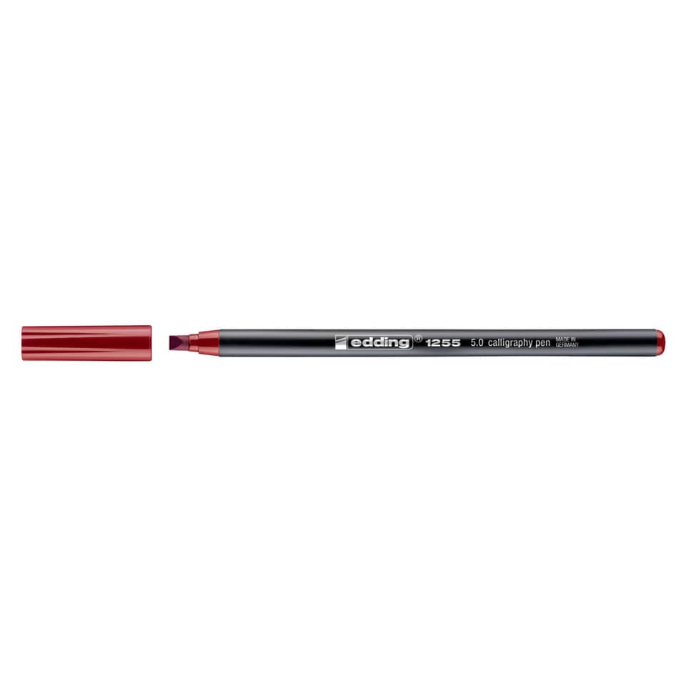 Kalligrafiestift 1255, 5mm, karmesin EDDING 041255-5,0002 EDDING 4-125550-046  5,0mm