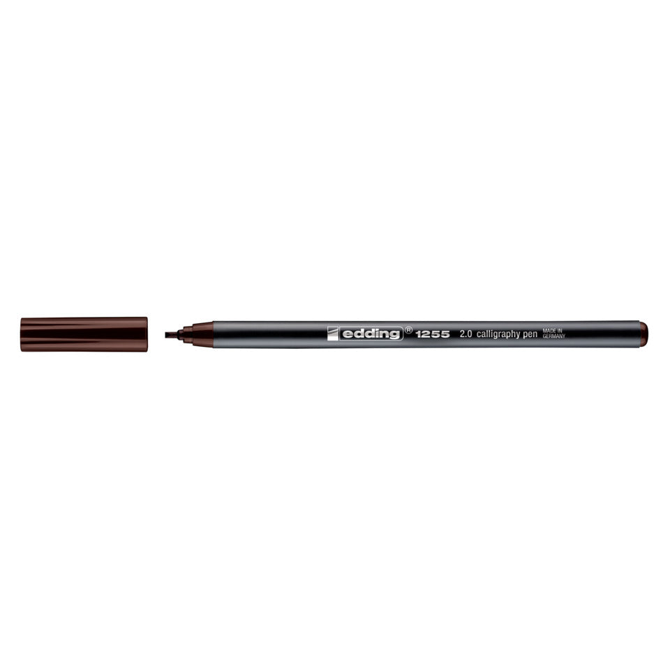 Kalligrafiestift 1255, 2mm, dunkelbraun EDDING 125520018 EDDING 125520-018  2,0mm