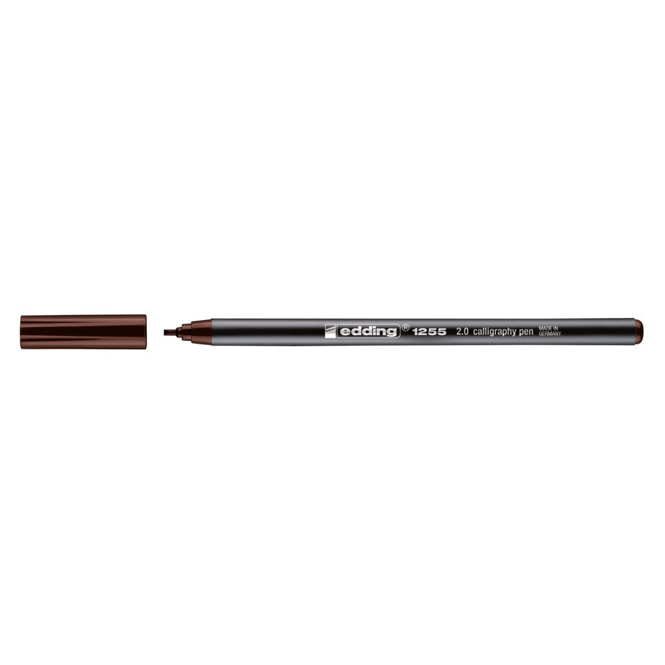 Kalligrafiestift 1255, 2mm, dunkelbraun EDDING 125520018 EDDING 125520-018  2,0mm