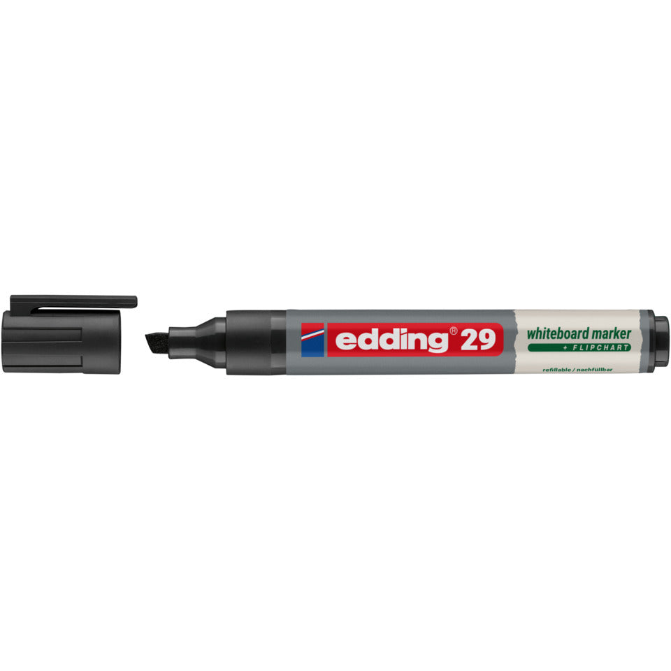 Whiteboardmarker EcoLine, 1,5-5mm, Keilspitze, schwarz EDDING 4-29001 EDDING 29001
