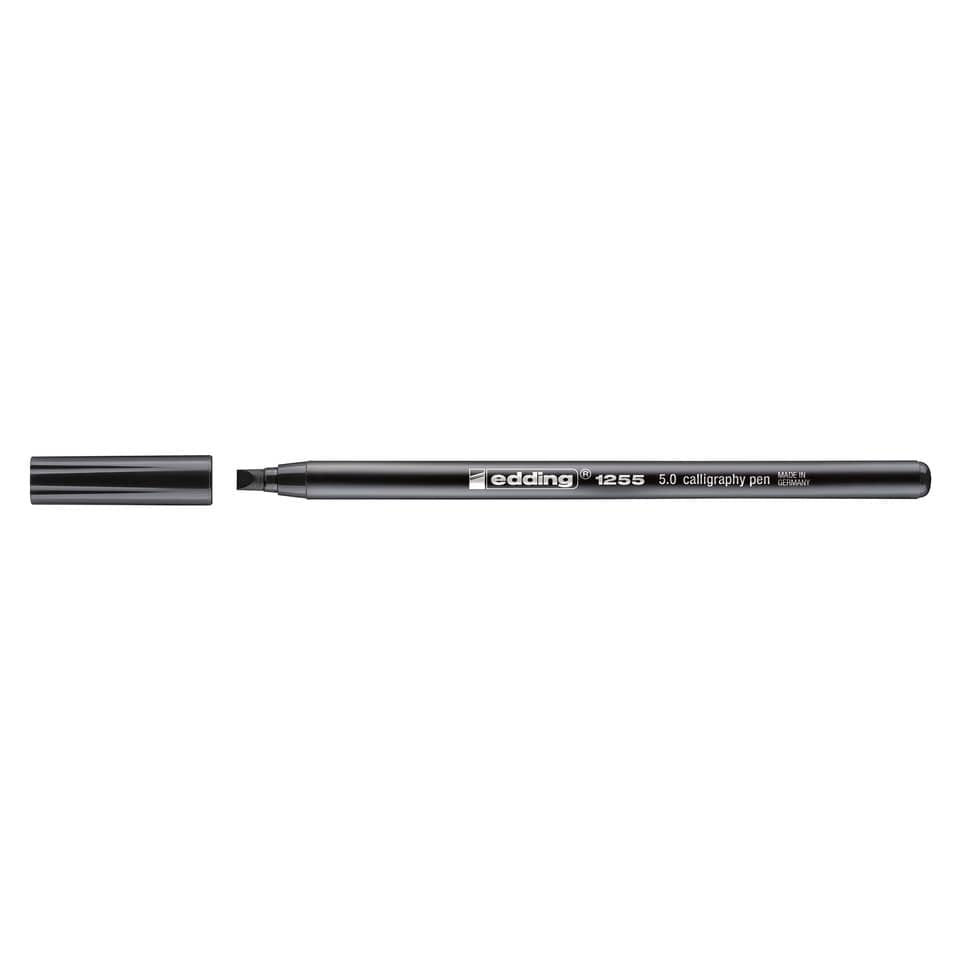 Kalligrafiestift 1255, 5mm, schwarz EDDING 41255-50001 EDDING 12555-0001  5,0mm