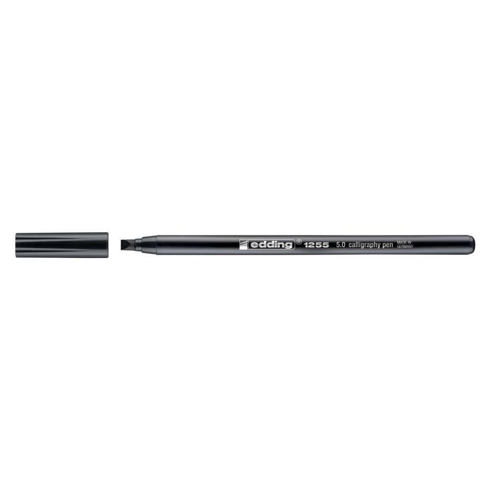 Kalligrafiestift 1255, 5mm, schwarz EDDING 41255-50001 EDDING 12555-0001  5,0mm