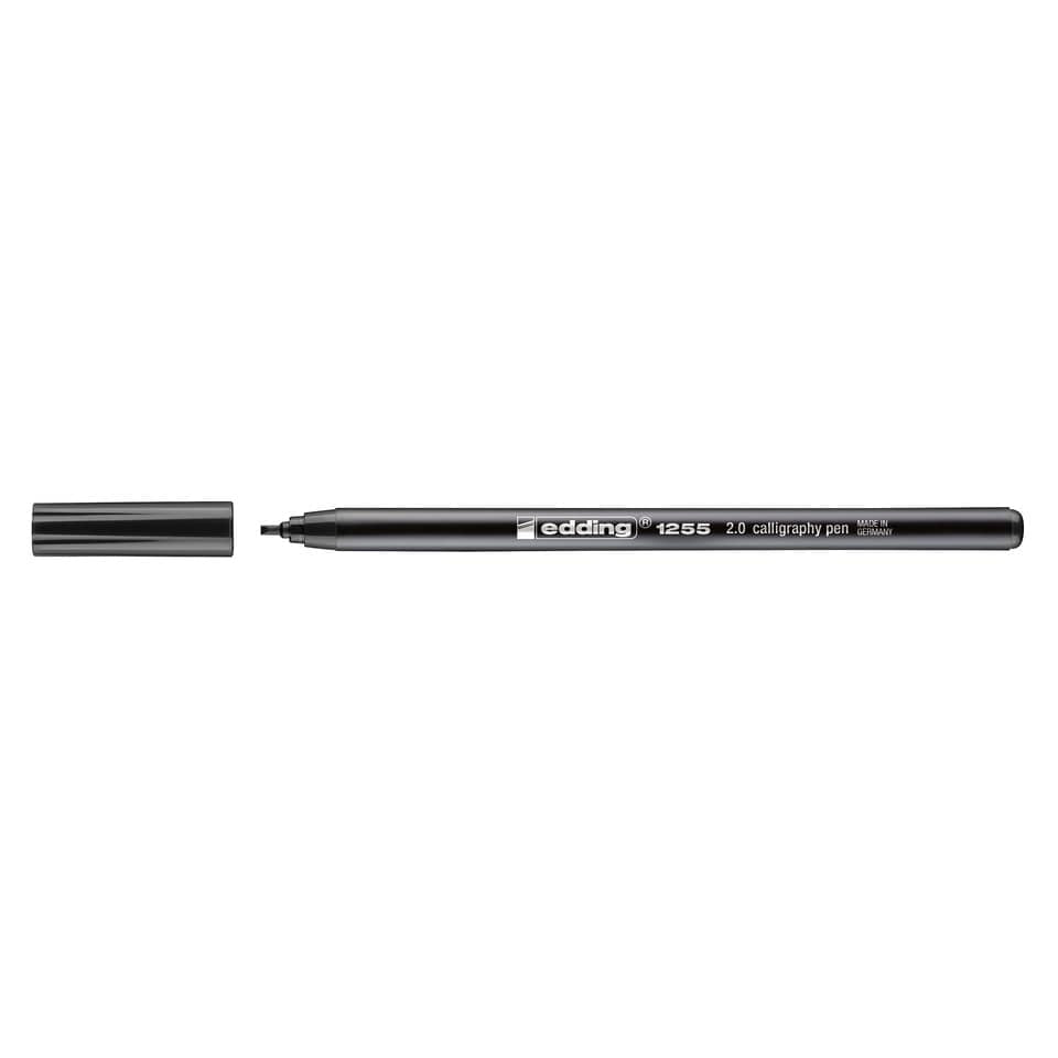Kalligrafiestift 1255, 2mm, schwarz EDDING 41255-20001 EDDING 4-125520-001  2,0mm