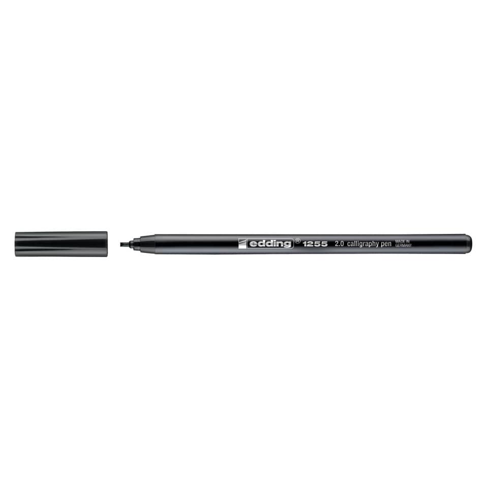 Kalligrafiestift 1255, 2mm, schwarz EDDING 41255-20001 EDDING 4-125520-001  2,0mm