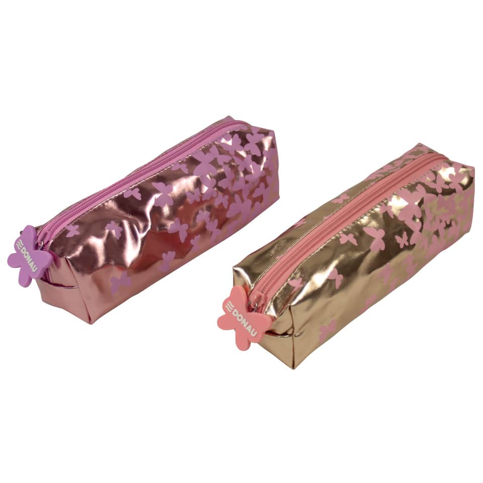 Schlamperetui Schmetterlinge Glimmer, 22 x 6 x 6 cm DONAU 2460041-99