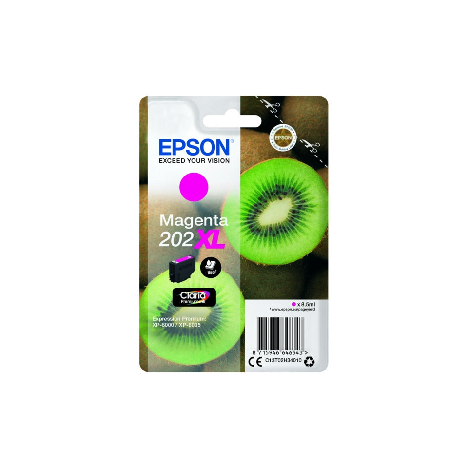 Inkjetpatrone Nr.202XL magenta EPSON C13T02H34010