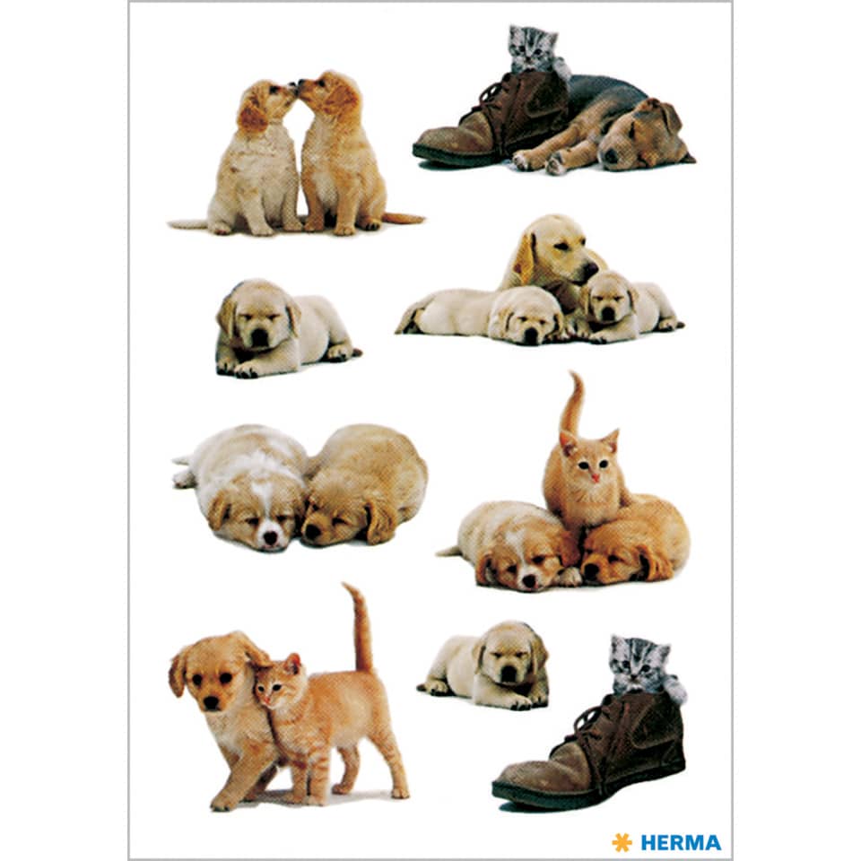 Sticker Hundewelpen, 27 Stück HERMA 5606
