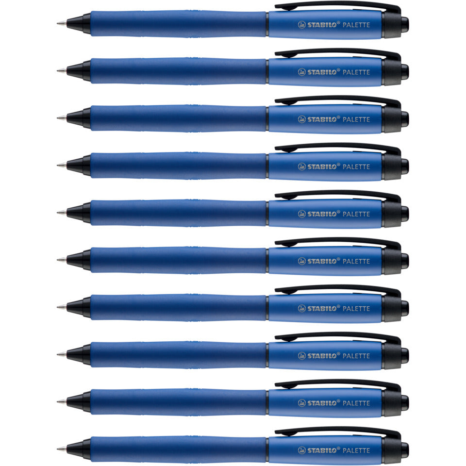 Gelschreiber mit Druckmechanik PALETTE, 0,4 mm (F), blau STABILO 268/41-01
