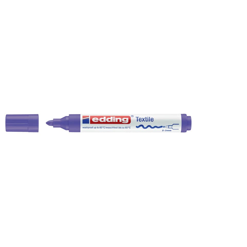 Textilmarker 4500, 2-3mm, neonviolett EDDING 44500068 EDDING 4500 68 2-3mm