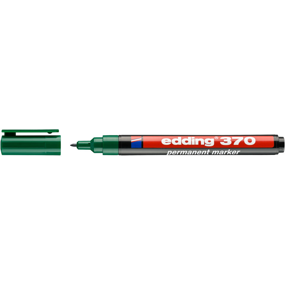 Permanentmarker 370, Rundspitze, nachfüllbar, 1mm, grün EDDING 370 4 EDDING 4-370004