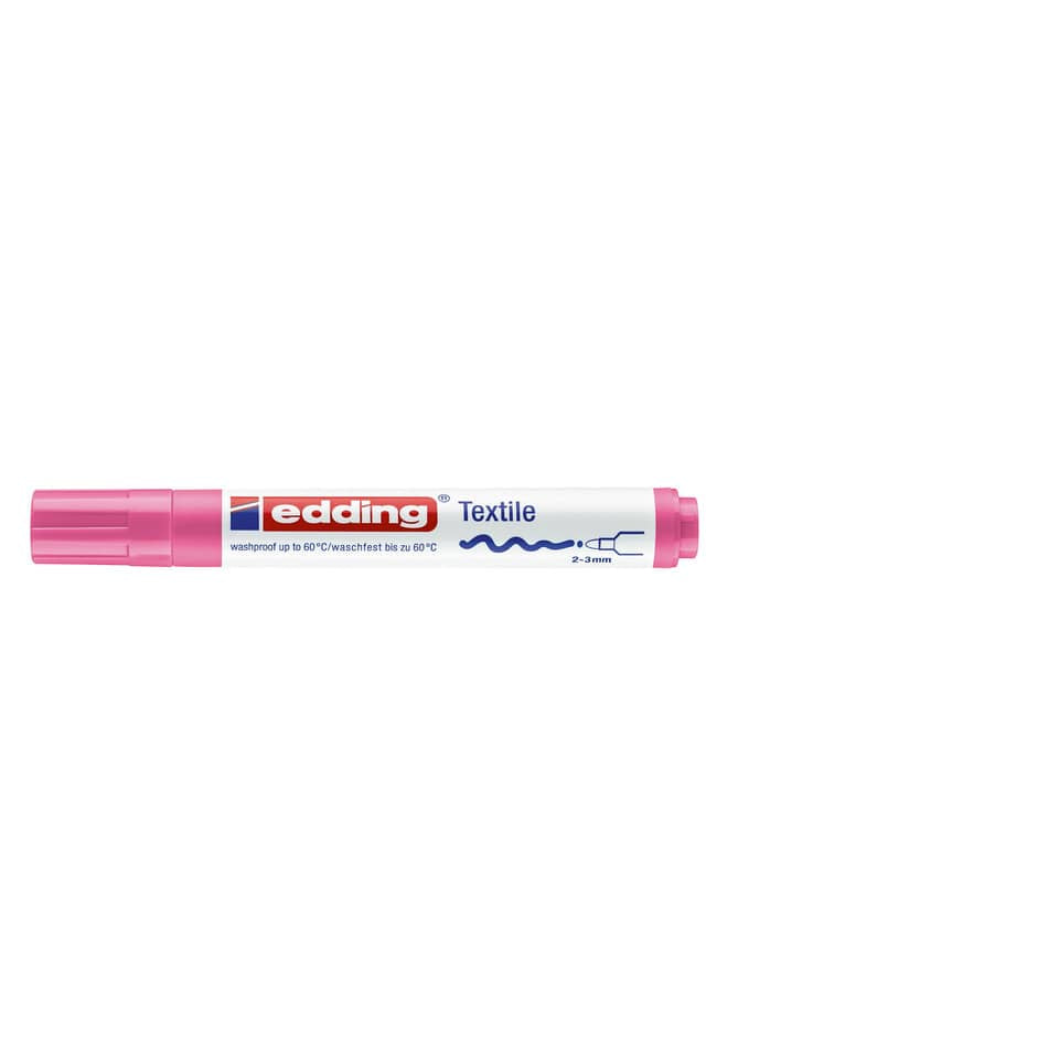 Textilmarker 4500, 2-3mm, rosa EDDING 44500009 EDDING 4500 9  2-3mm