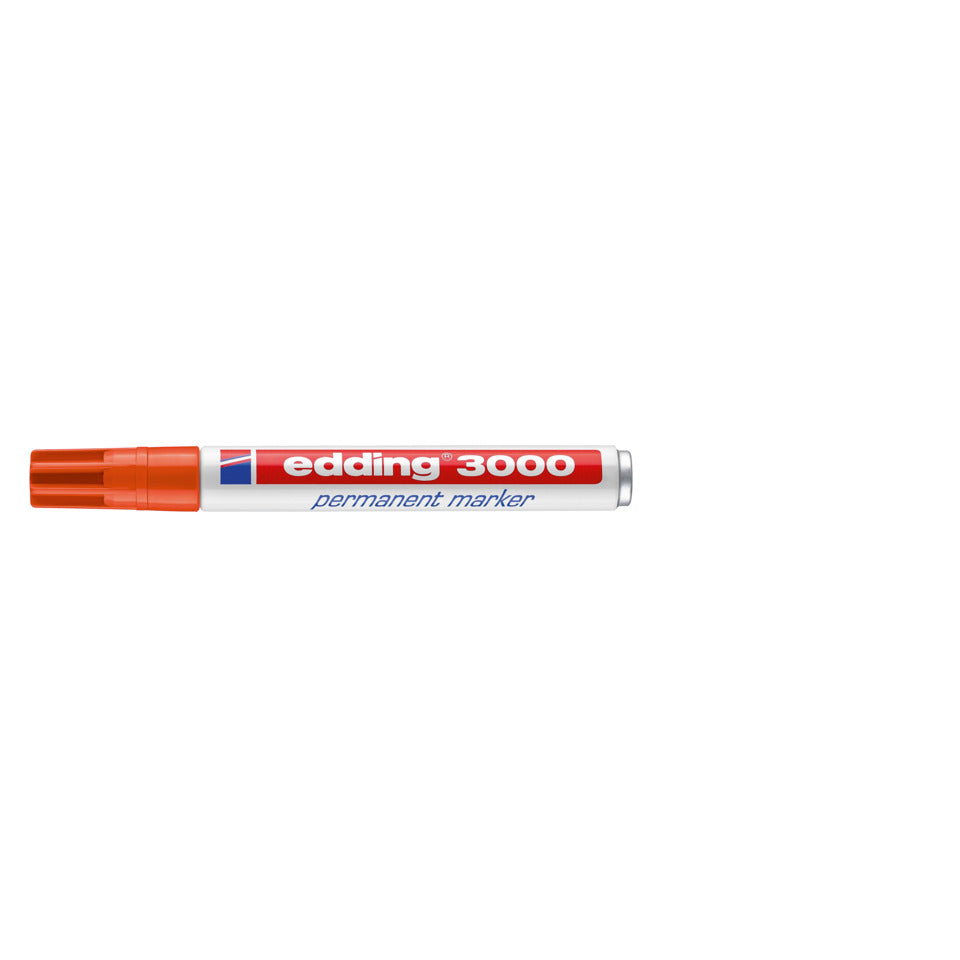 Permanentmarker 3000, Rundspitze, nachfüllbar, 1,5-3mm, orange EDDING 4-3000006 EDDING 3000-006 Rundspitze nachfüllbar