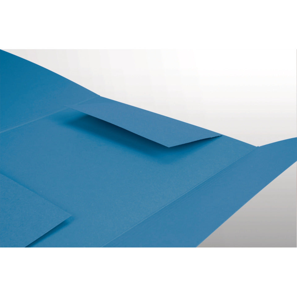Einschlagmappe A4, 320g/m² Manila-RC-Karton, mit 3 Klappen blau FALKEN 80001316 FALKEN 80001316 320g/m²