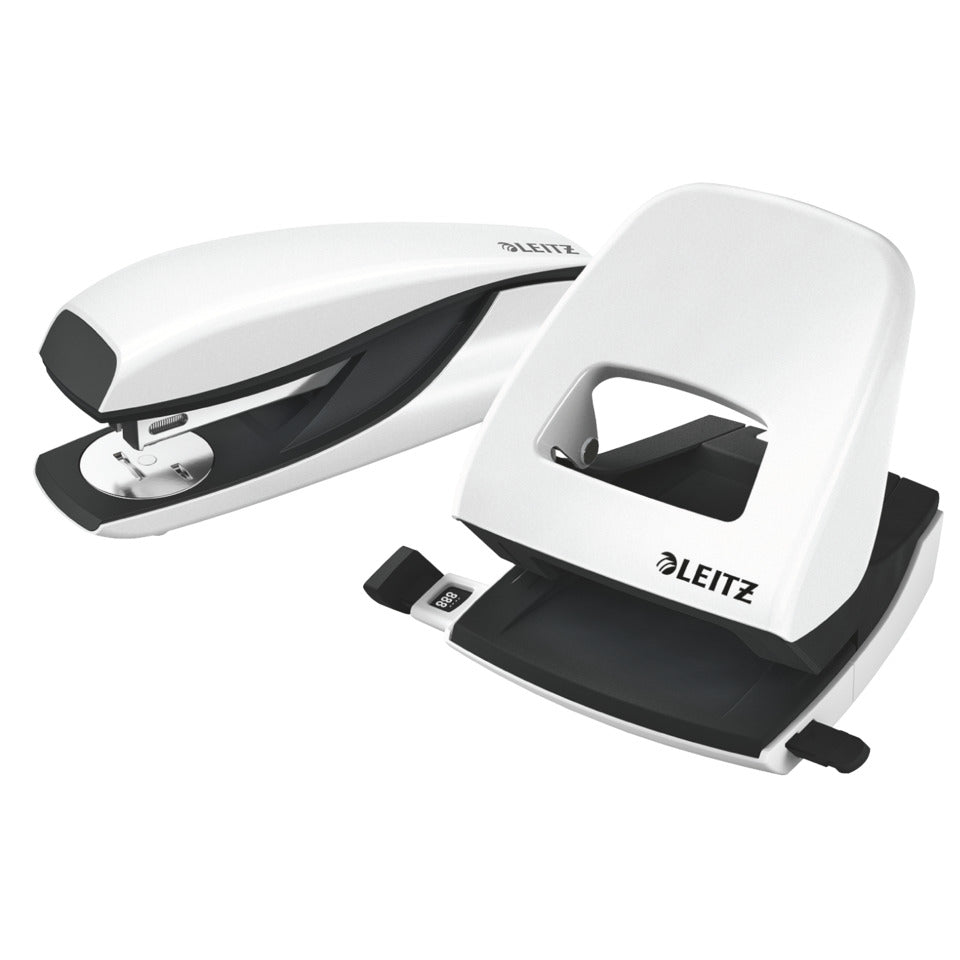 Locher NeXXt WOW, 30 Blatt, Anschlagschiene, Metall, Blister, perlweiß LEITZ 5008-20-01 LEITZ 5008-20-01 NeXXt Blister