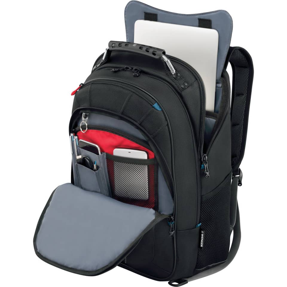 Laptoprucksack Carbon, 17", schwarz WENGER WE600637