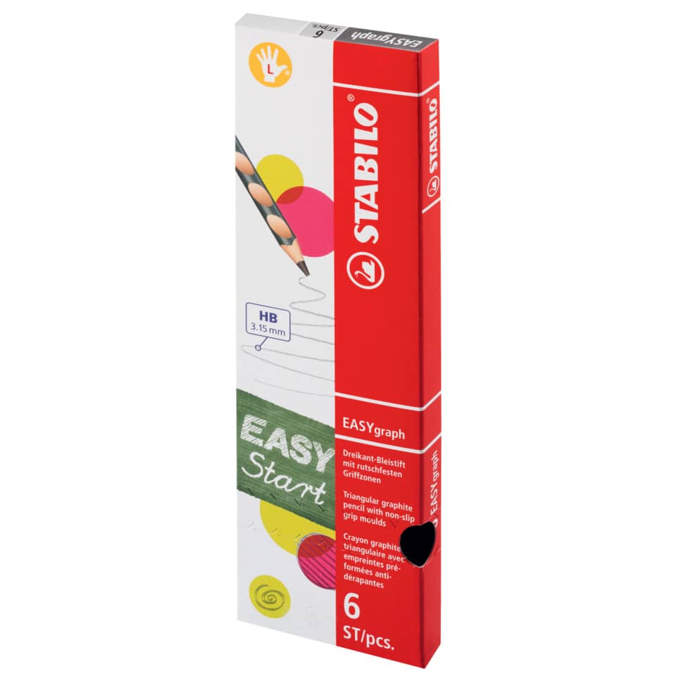 Bleistift EASYgraph Linkshänder, HB, grün STABILO 321/15-HB-6 STABILO 321/15-HB-6 pastellgrün