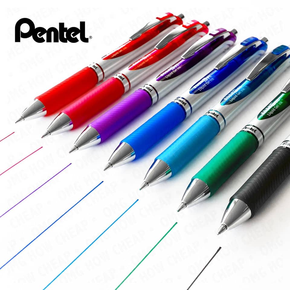 Gel-Tintenroller Liquid EnerGel Document BLP77, 0,35mm, schwarz PENTEL BLP77-AX PENTEL BLP77-AX /0,35mm