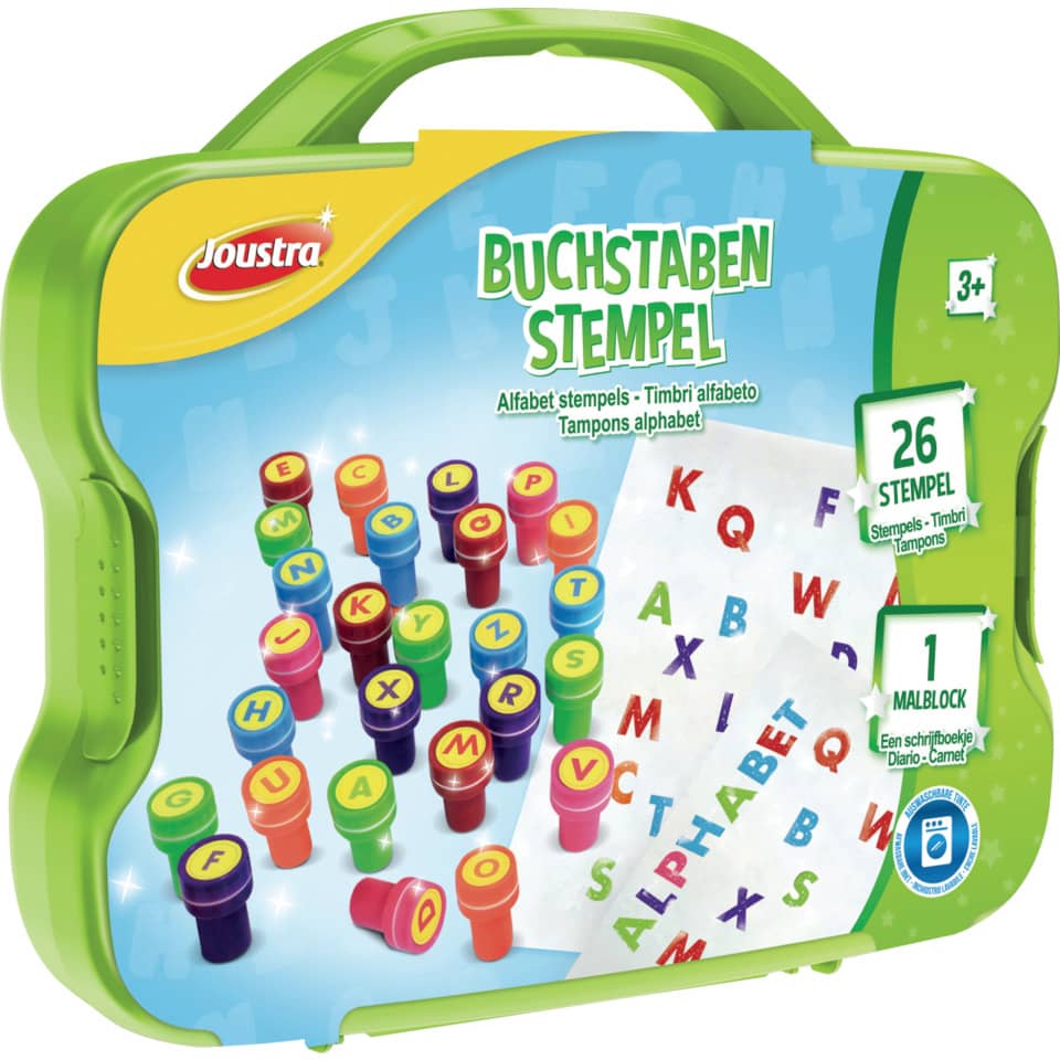 Stempel Buchstaben 26 Stück im Kunststoff-Koffer JOUSTRA J41807 JOUSTRA J41807 im Kunststoffkoffer