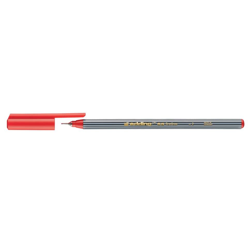 Feinliner 55, 0,3mm, rot EDDING 455002 EDDING 55-002  0.3mm