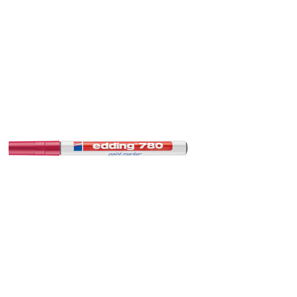 Lackmarker 780, 0,8mm, Rundspitze, rot EDDING 4780002 EDDING 780-002 metallgef. Rundspitze