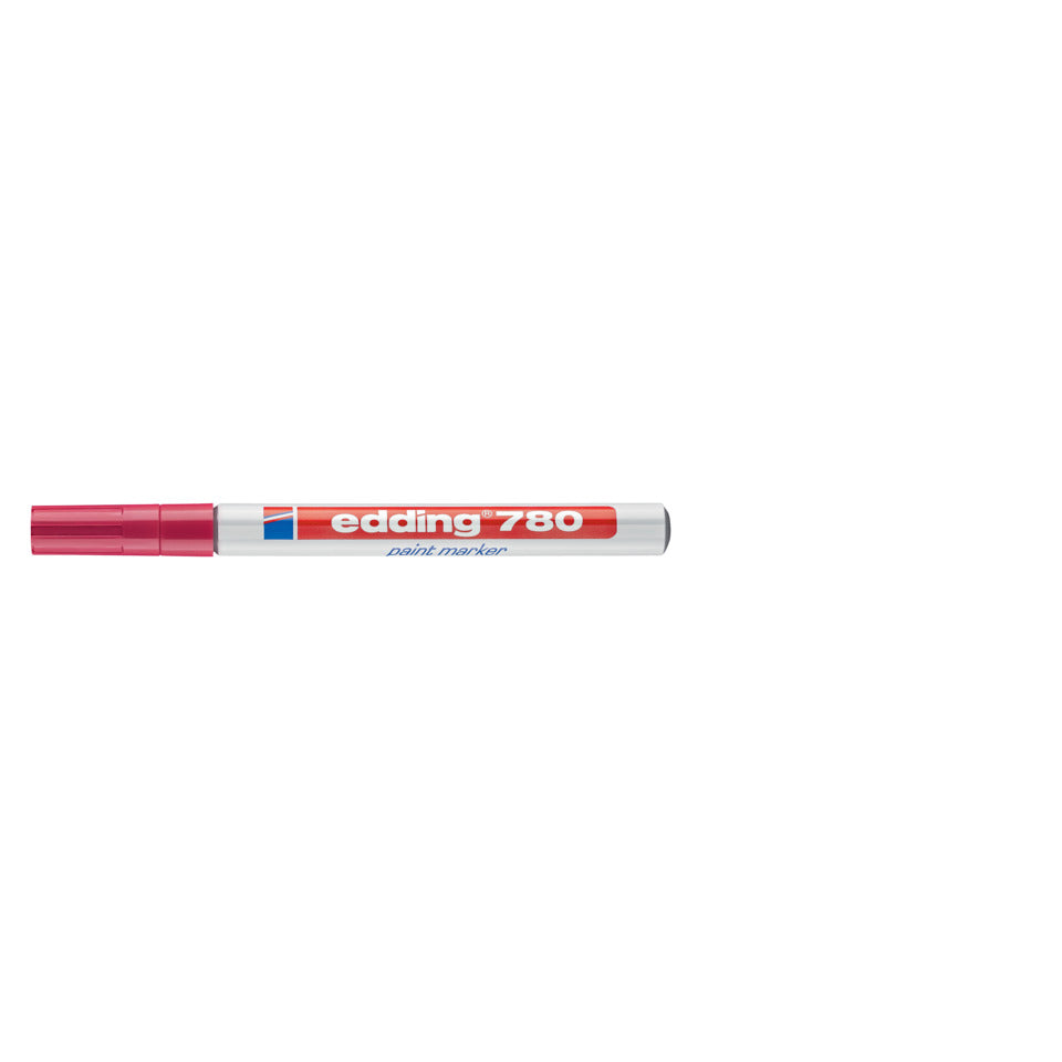 Lackmarker 780, 0,8mm, Rundspitze, rot EDDING 4780002 EDDING 780-002 metallgef. Rundspitze