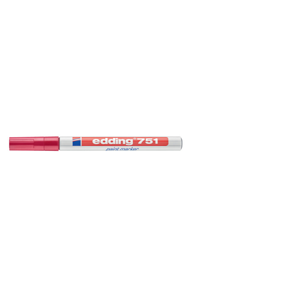 Lackmarker 751, 1-2mm, Rundspitze, rot EDDING 4751002 EDDING 751-002  Rundspitze