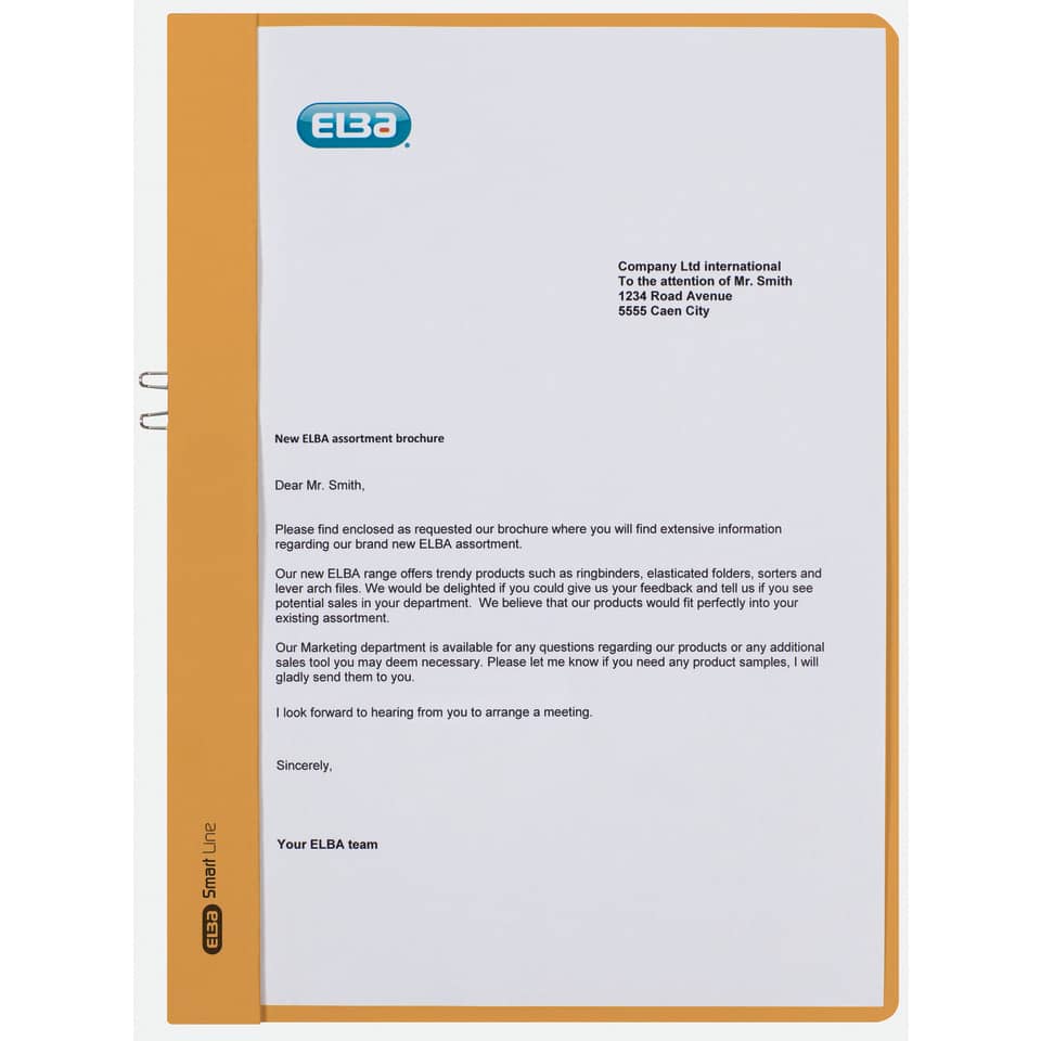 Klemmhandmappe A4 gelb   36450GB ELBA 400001025 ELBA 400001025 36450GB