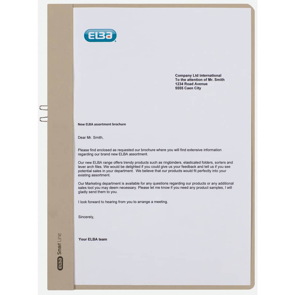 Klemmhandmappe A4 grau   36450GR ELBA 400001024 ELBA 400001024 36450GR