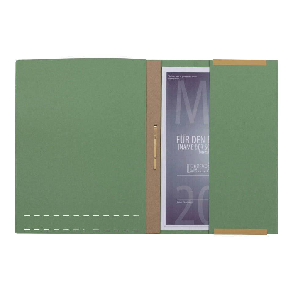 Pendelhefter mit Dehntasche, 320g/m², Amtsheftung, grün ELBA 100570020
