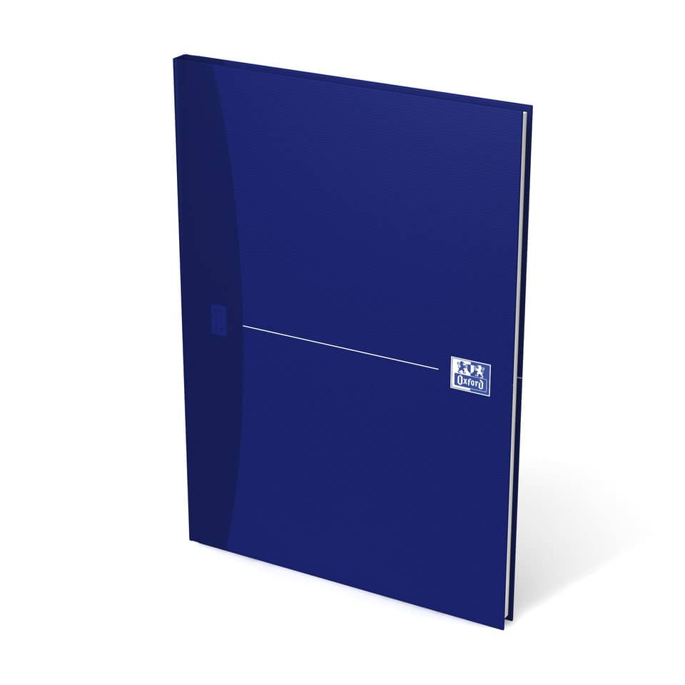 Notizbuch Office Essentials, A4, 96 Blatt, kariert, blau OXFORD 100102357 OXFORD 100102357 ECF Office