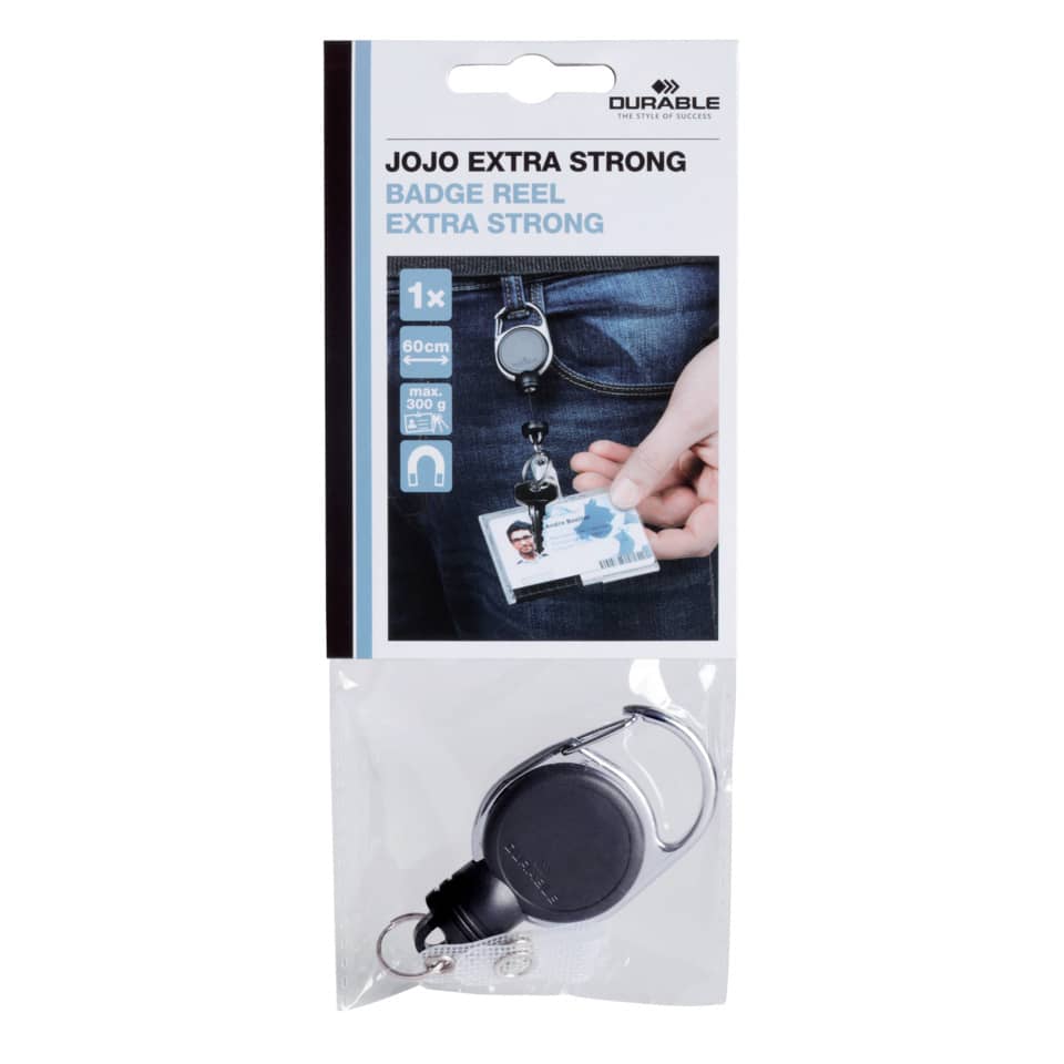 Ausweishalter JoJo Extra Strong, schwarz DURABLE 8329 01 DURABLE 8329 01 STRONG