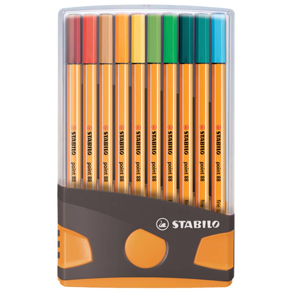 Fineliner point 88® ColorParade, Klappbox mit 20 Stiften STABILO 8820-03-05 STABILO 8820-03-05 ColorParade