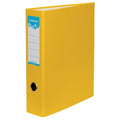 Bankordner, A4, 7,5cm, PP, gelb DONAU 3972001-11 DONAU 3972001-11 Doppelmechanik