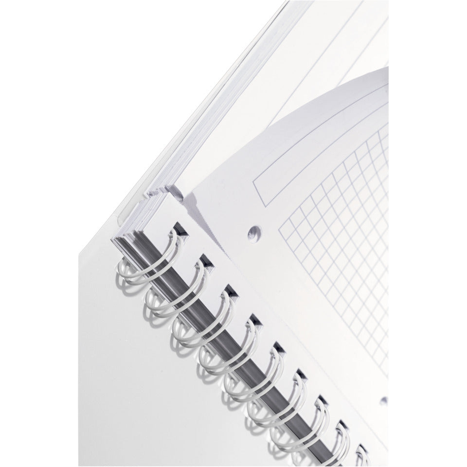 Collegeblock WOW, A4, PP, kariert, holzfrei, 80 Blatt, schwarz LEITZ 4638-00-95 LEITZ 4638-01-95 kariert