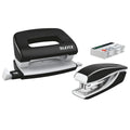 Locher+Hefter mini NeXXt WOW, 10 Blatt, Anschlagschiene, Metall, schwarz LEITZ 5561-20-95 LEITZ 5561-20-95 NeXXt