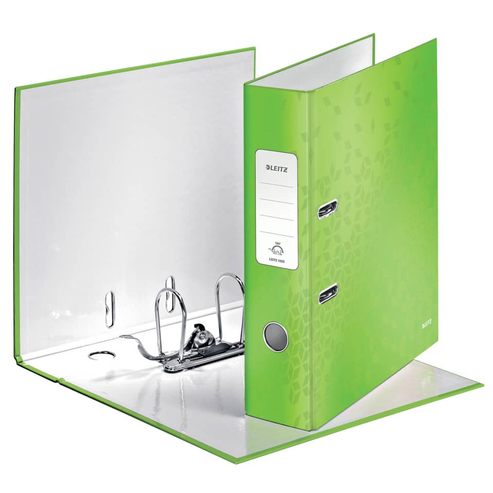 Qualitäts-Ordner 180° WOW, A4, 80mm, grün LEITZ 1005-00-54 LEITZ 1005-00-54 breit