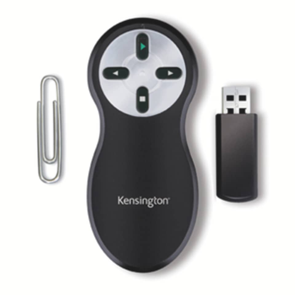 Presenter kabellos, ohne Laser, Reichweite 20 m, schwarz KENSINGTON K33373EU KENSINGTON K33373EU 20m