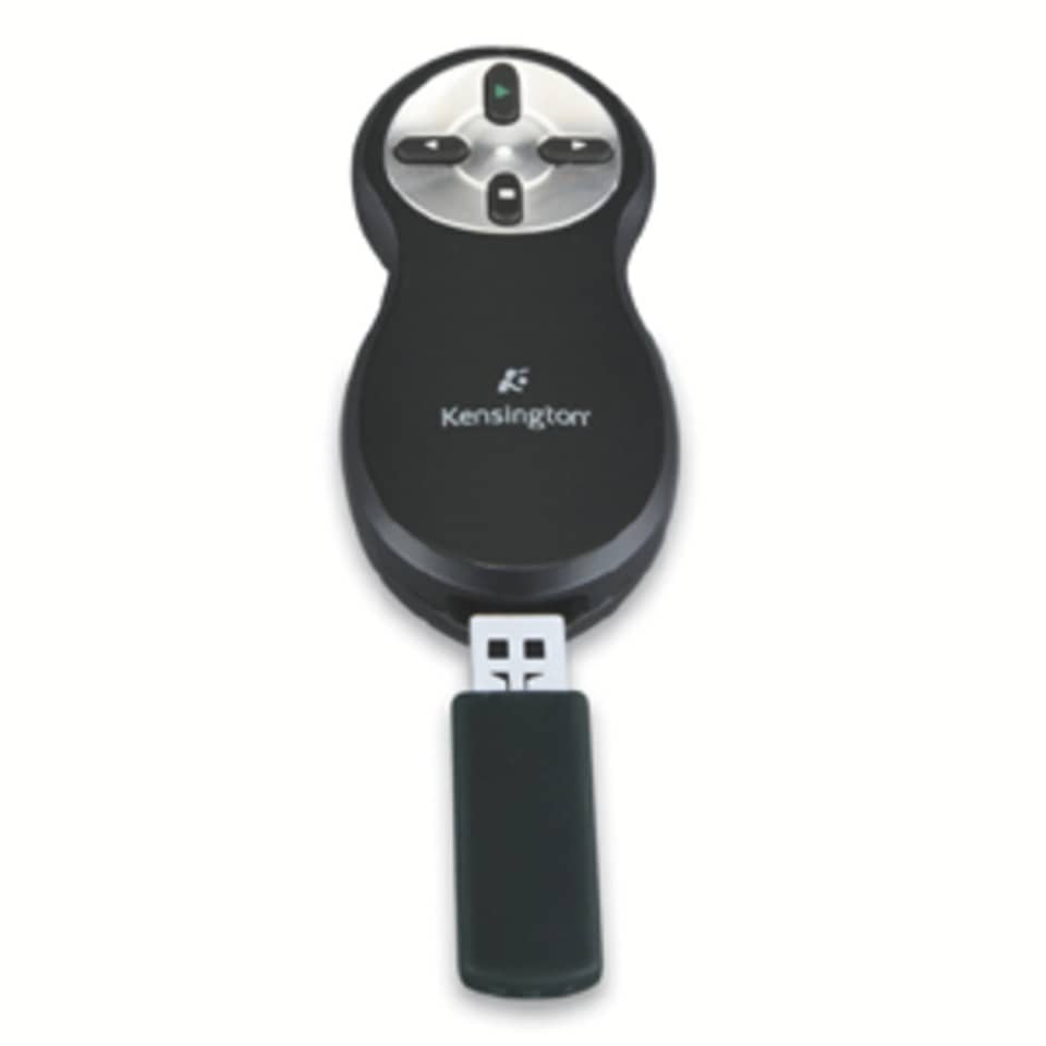 Presenter kabellos, ohne Laser, Reichweite 20 m, schwarz KENSINGTON K33373EU KENSINGTON K33373EU 20m
