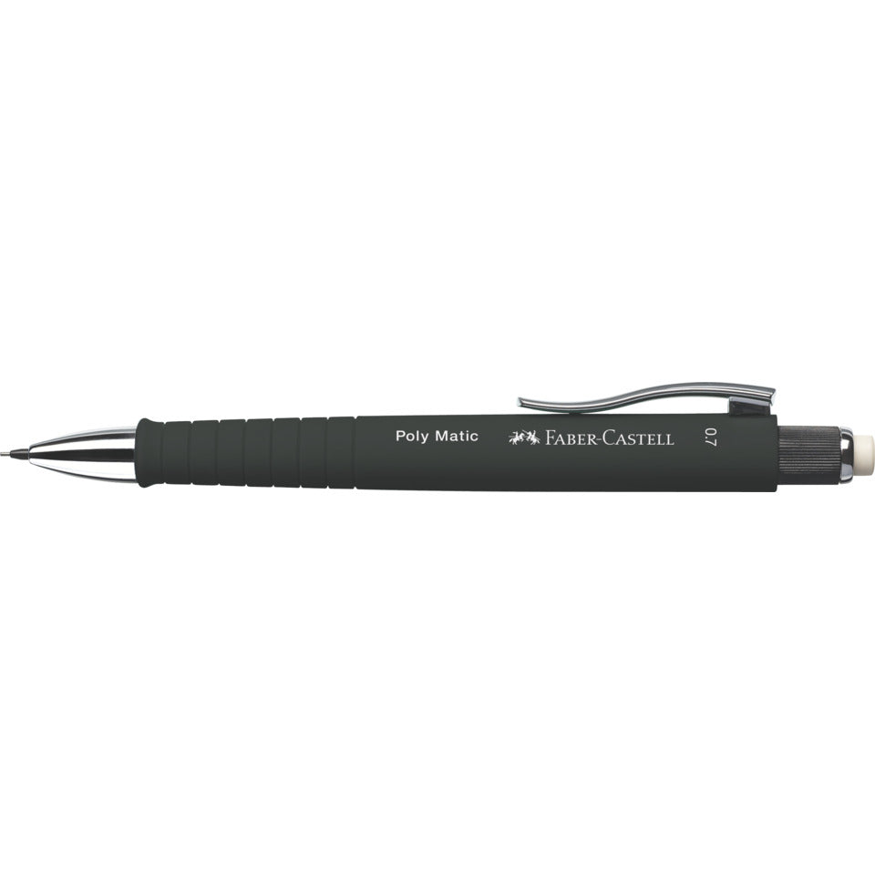 Druckbleistift Poly Matic, 0,7mm, schwarz FABER CASTELL 133353