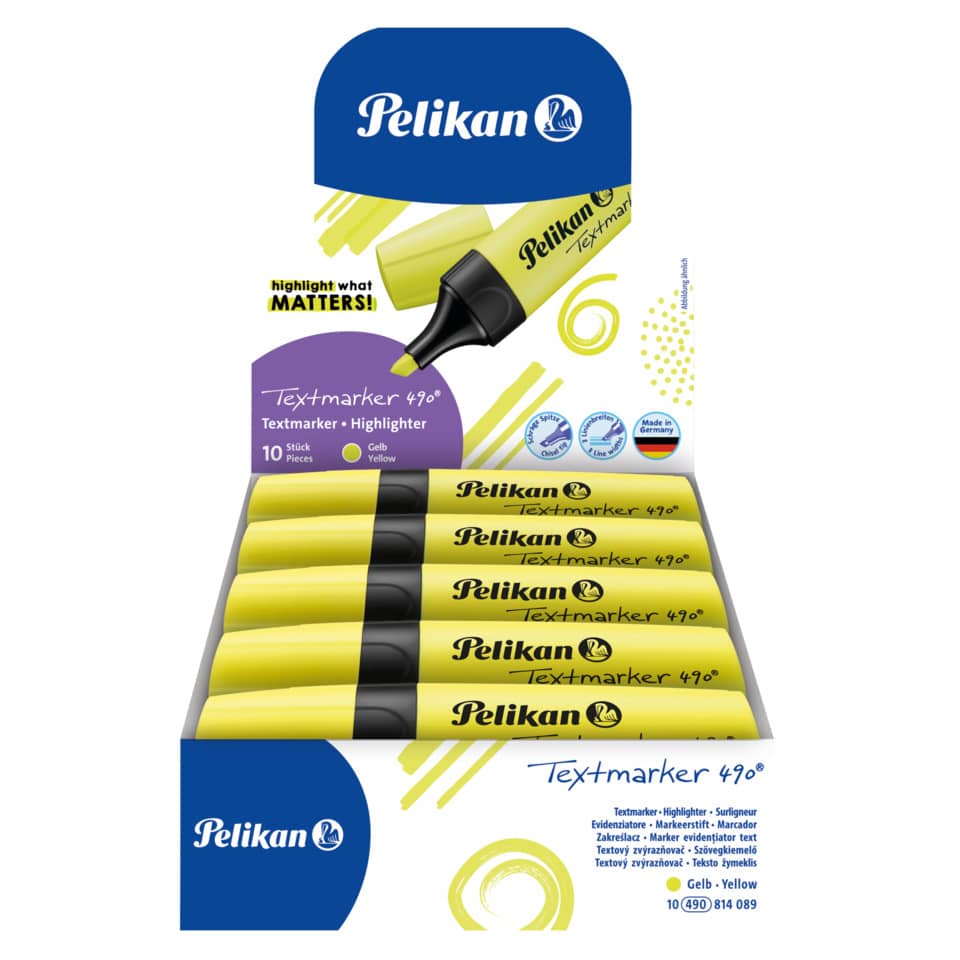 Textmarker 490, Leucht-Gelb, nachfüllbar PELIKAN 400140875 PELIKAN 400140875 814089