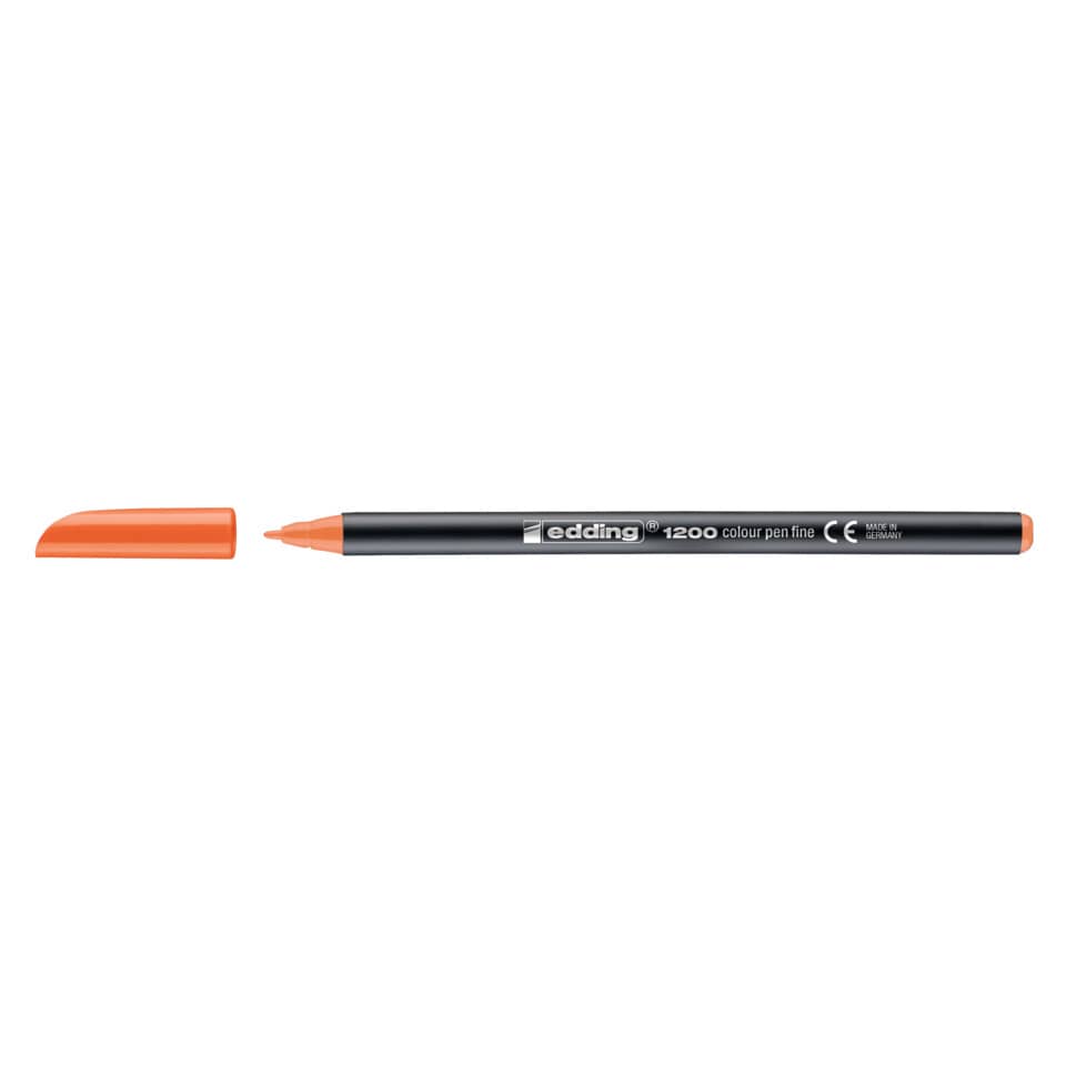 Faserschreiber 1200, 1mm, Rundspitze, orange EDDING 41200006 EDDING 1200-6