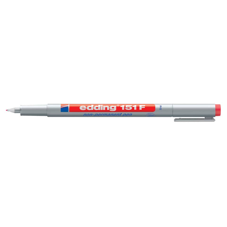 Folienstift 151F non-permanent, 0,6mm, rot EDDING 151 002 EDDING 151 002 non permanent