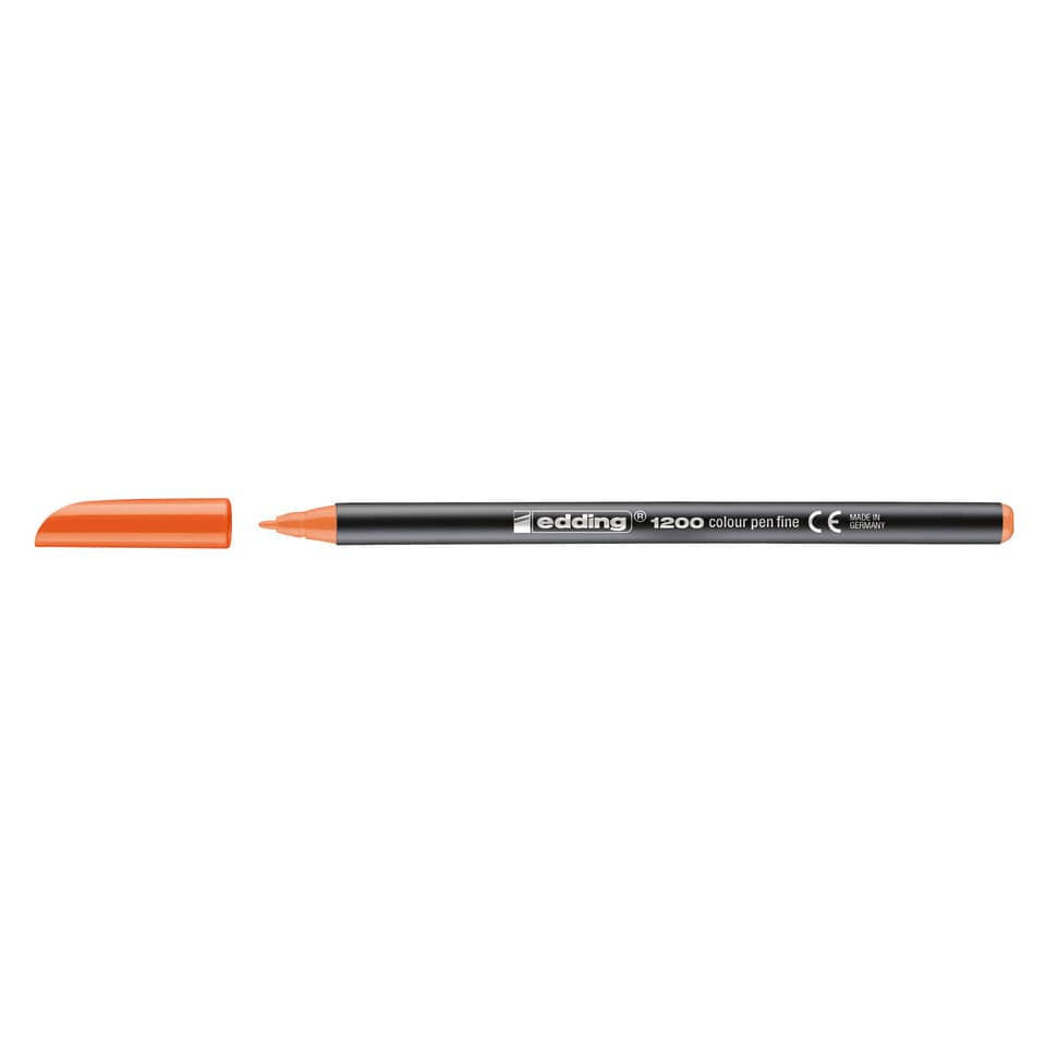 Faserschreiber 1200, 1mm, Rundspitze, orange EDDING 41200006 EDDING 1200-6