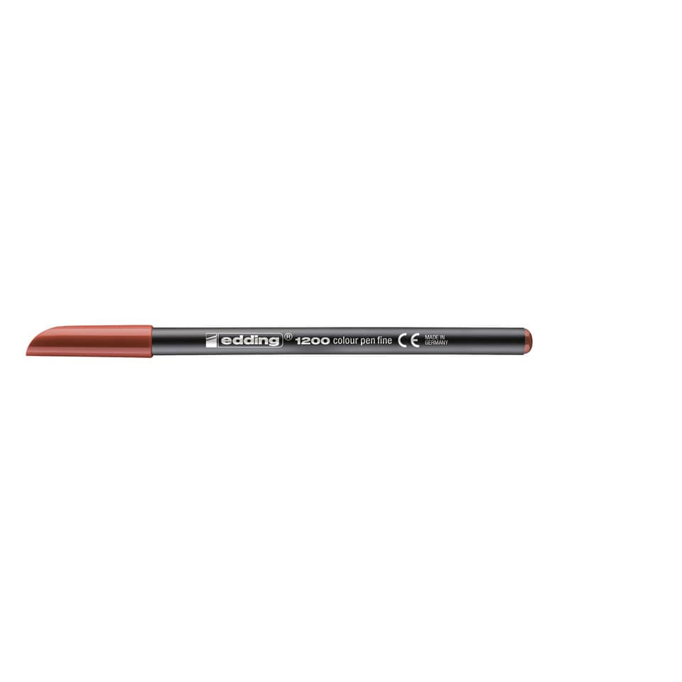 Faserschreiber 1200, 1mm, Rundspitze, braun EDDING 41200007 EDDING 1200-7
