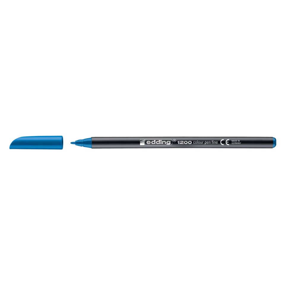 Faserschreiber 1200, 1mm, Rundspitze, hellblau EDDING 41200010 EDDING 1200-010