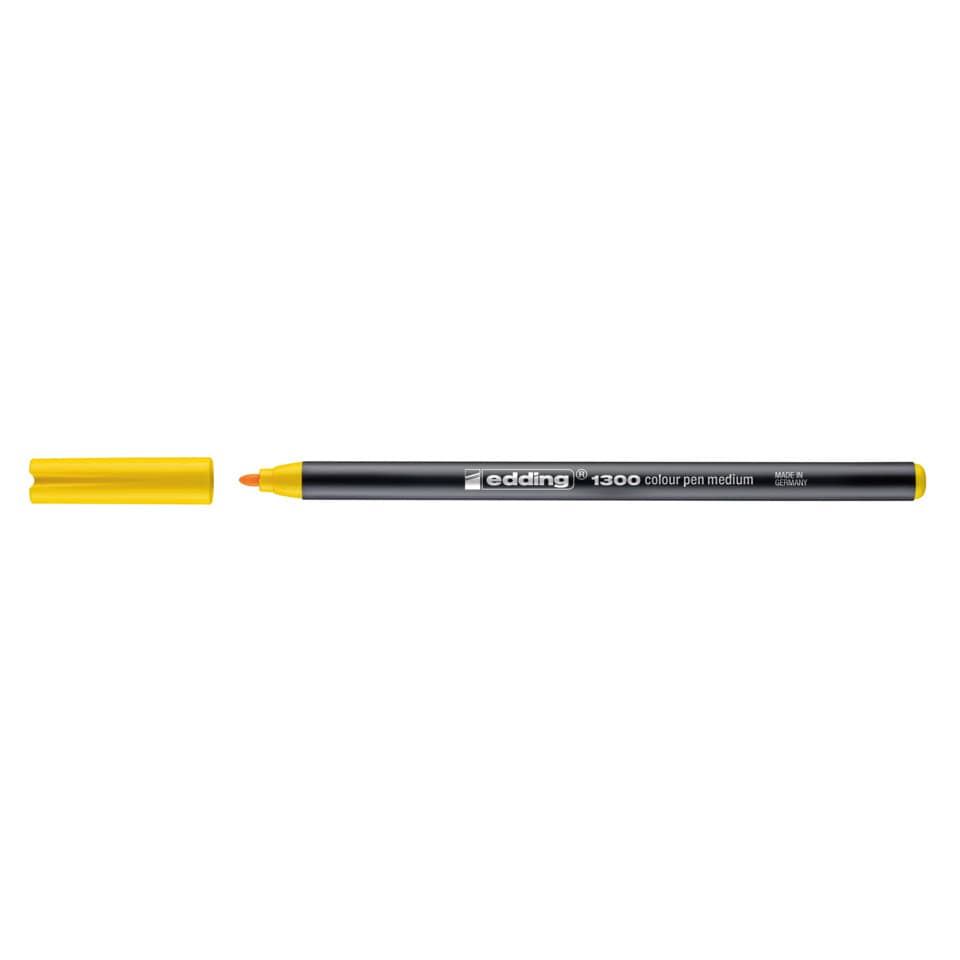 Faserschreiber 1300, 2mm, Rundspitze, gelb EDDING 41300005 EDDING 1300-005