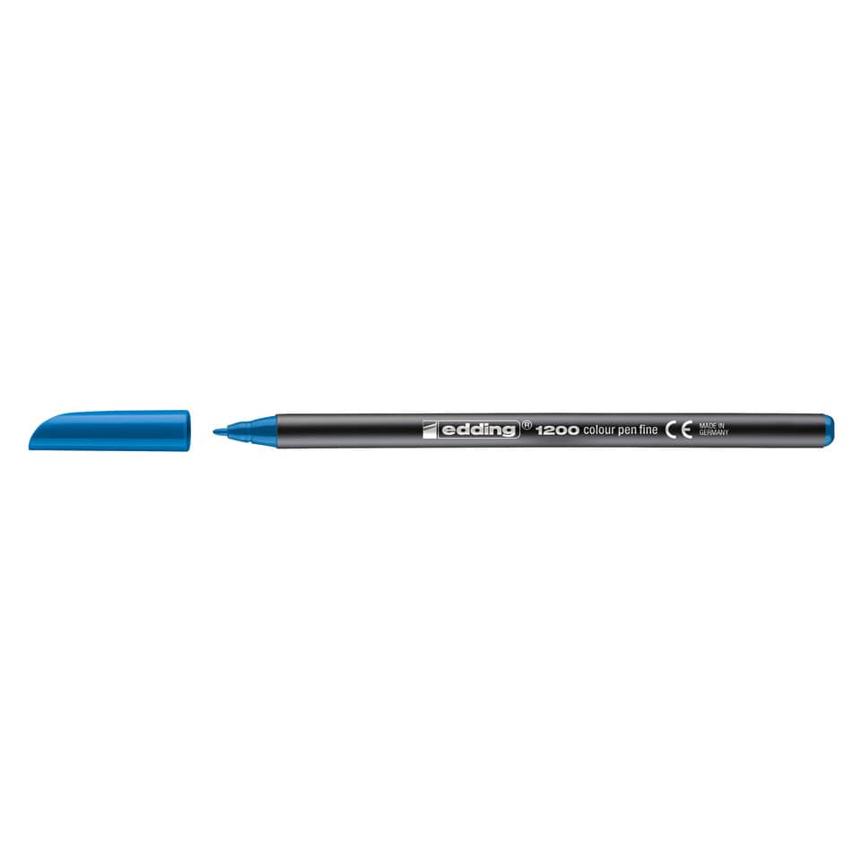 Faserschreiber 1200, 1mm, Rundspitze, hellblau EDDING 41200010 EDDING 1200-010