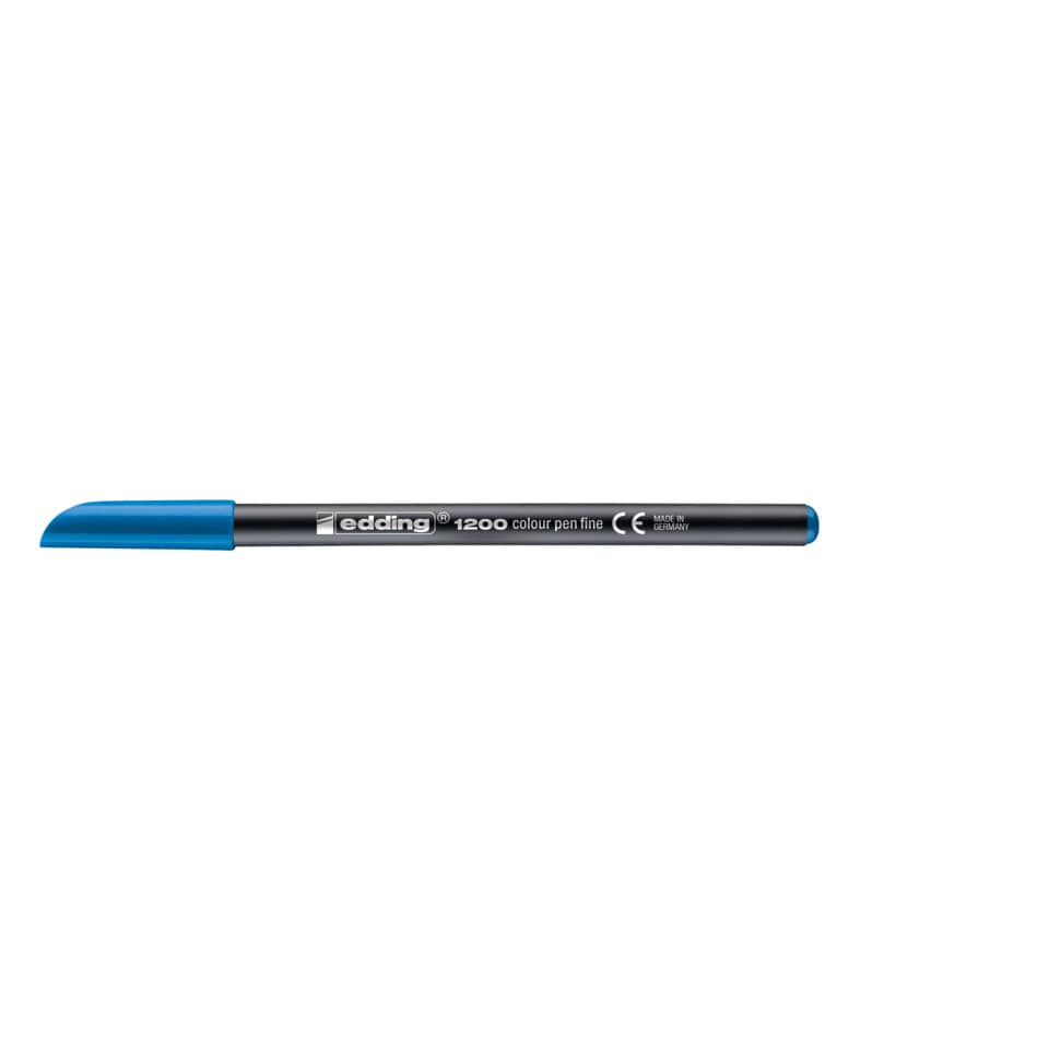 Faserschreiber 1200, 1mm, Rundspitze, hellblau EDDING 41200010 EDDING 1200-010